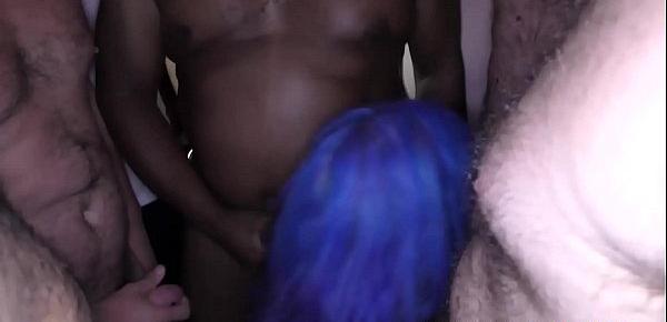  Tyla Moore and her slutty girlfriend suck cocks in orgy